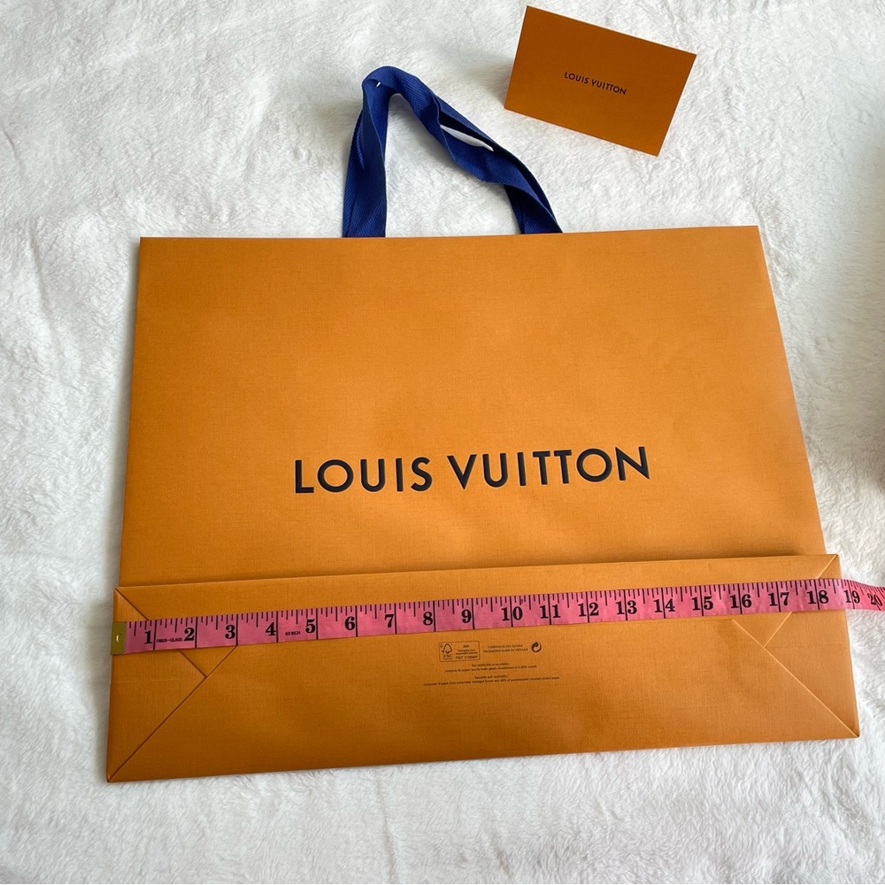 Louis Vuitton Gift Wrapping Bundle Empty Large Box + Ribbon + Shopping Bag NEW - Picture 7 of 9